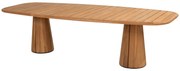 Taste by 4 Seasons Capri teak tuintafel met barrelvormig blad 280 x 110 cm SALE  Tuintafel    houtkleur weerbestendig