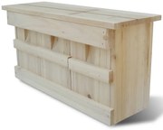 vidaXL Nestkast voor huismus 44 x 15,5 x 21,5 cm