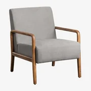 Maylene Fauteuil Stof Lichtgrijze - Sklum