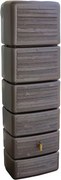 4Rain slim wood wood - Regenton muurmodel - 37x58x182cm - 300 liter