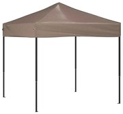 vidaXL Partytent inklapbaar 2x2 m taupe