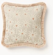 Handgemaakt outdoor dubbelzijdig kussen Laura & Rosita