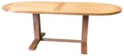 Geneva dining tuintafel 220x100xH77,5 cm ovaal teak