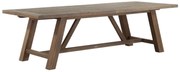Dining Tuintafel rechthoekig 260 x 100 cm Old teak greywash Lazio