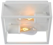 Lucide Carlyn plafondlamp 25cm 6W wit