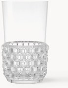 Waterglazen Jellies met structuurpatroon, 4 stuks