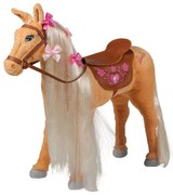 Barbie Speelpaard Tawny 81 cm met geluid beige en bruin