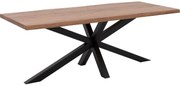 Goossens Eettafel Blade, Boomstamblad 220 x 100 cm 5 cm dik