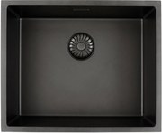 Caressi Spoelbak 55x45x22,2 cm Zwart