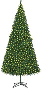 vidaXL Kunstkerstboom met LED's 500 cm groen