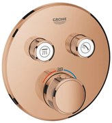 Grohe SmartControl Inbouwthermostaat - 3 knoppen - rond - warm sunset 29119DA0