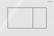 Geberit Sigma 01 bedieningspaneel square glans wit voor Sigma reservoirs 8cm (UP720) en 12cm (UP320)