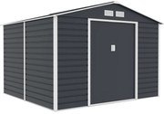 Lahti metalen gereedschapshuis 2,8 x 2,6 m Store Boss antraciet