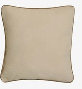 Vierkant Kussen 40x40 Cm Van Nurmel-katoen Crema Cannoli - Sklum