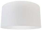 Stoffen lampenkap wit 50/50/25 Modern rond
