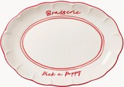 Handbeschilderde serveerplateau Bistro