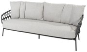 4 Seasons Outdoor Calpi 3-zits loungebank SALE LoungebankTuinbank antraciet weerbestendig
