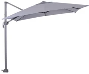 Garden Impressions Zweefparasol Hawaii S 250x250 - donker grijs - licht grijs