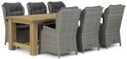 Tuinset 6 personen 260 cm Wicker Grijs Garden Collections Windsor/Fourmile