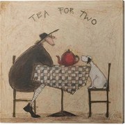 Schilderij op canvas Sam Toft - Tea Fot Two