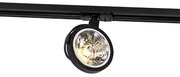 RailSpot / Opbouwspot / Plafondspot 1-fase zwart - Iconic Go Modern G9 rond Binnenverlichting Lamp
