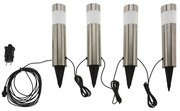 ProGarden Tuinlampen 4 st LED 6,3x37,5 cm