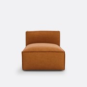 Modulaire bank in getextureerd fluweel, Seven