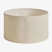 Lampenkap Ø40 Cm In Azoia Linnen Beige Linnen Tapioca - Sklum