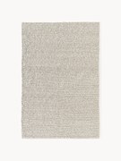 Dik gevlochten wollen vloerkleed Bruna