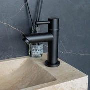 Saniclear Nero fonteinkraan zwart mat