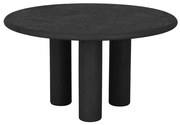 DTP Home Scala Clio Pepper Ronde Eettafel Mortex Donkergrijs - 140 X 140cm.