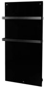 Eurom Sani 600 Comfort Infraroodpaneel badkamer 115x46.5cm Wifi 600watt Glas Zwart 350357