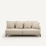 3-zits halve bank van gevlochten polyester, MODERNISTE, ontwerp Emmanuel Gallina