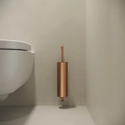 Clou Kaldur toiletborstel met wandhouder brons geborsteld