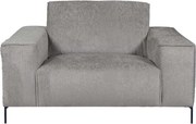 Fauteuil - Höft - stof Fusion grijs 149