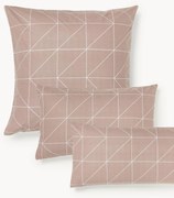 Katoenen kussensloop Marla met patroon