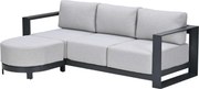 Garden Impressions Malakka loungebank chaise longue - donker grijs