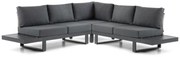 Hoek loungeset 5 personen Aluminium Grijs Lifestyle Garden Furniture Lorenzo