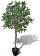 vidaXL Kunst laurierboom met pot 120 cm