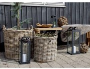 House Nordic 2-delige Mandenset Ivy rond kubu rattan