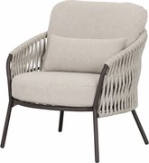 Sarenza lounge tuinstoel zand rope terre frame