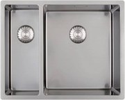 Caressi Spoelbak grote bak rechts 55x44x21,8 cm RVS