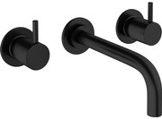 Crosswater MPRO inbouwwastafelkraan mat zwart sw385364/sw385436