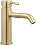 Saqu Eurotrend wastafelkraan geborsteld messing