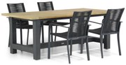 Tuinset 4 personen 200 cm Rope Grijs Santika Furniture Santika