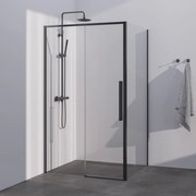Brauer Season douchecabine met schuifdeur 100x80cm gunmetal