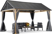 Aluminium tuinhuisje Teramo Premium 3x4,8 m Tuinpunt