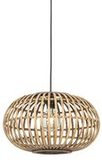 Oosterse hanglamp bamboe 44 cm - AmiraOosters E27 rond Binnenverlichting Lamp