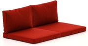Loungekussen Tuin | Rood | Dralon | Madison | 73x40cm | Kees Smit Tuinmeubelen