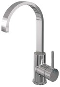 Brauer Chrome Edition Wastafelmengkraan opbouw - hoog - draaibaar - platte uitloop - model a - chroom 5-CE-003-S3